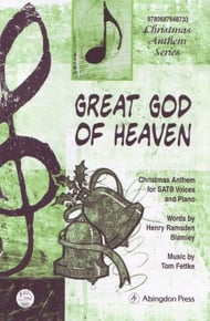 cover Great God of Heaven SATB choral sheet music cover